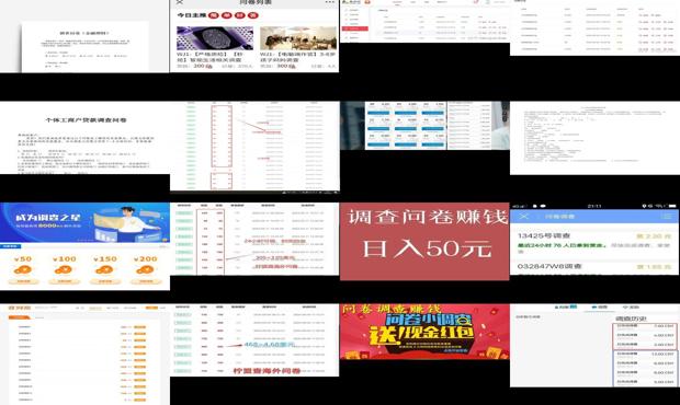 调查问卷怎样赚钱 - 国内调查问卷赚钱